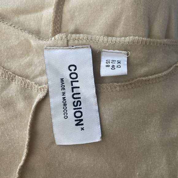 ASOS Collusion Crop Fitted T-shirt - Picture 5 of 5